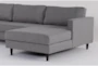 Calais Gravel 142" 4 Piece Sectional with Right Arm Facing Chaise - Detail