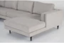 Aries Seal 145" 4 Piece Sectional with Right Arm Facing Chaise - Detail