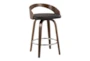 Gregg Brown Faux Leather Counter Stool Set Of 2 - Front