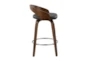 Gregg Brown Faux Leather Counter Stool Set Of 2 - Side