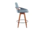 Cosmic Blue Counter Stool - Side