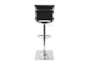 Molly Black Faux Leather Adjustable Barstool - Back