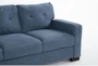 Avery Blue 116" 2 Piece Sectional with Right Arm Facing Sofa & Ottoman - Detail
