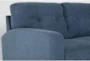 Avery Blue 116" 2 Piece Sectional with Right Arm Facing Sofa - Detail