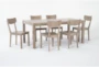 Orta 54-72" Extendable Dining With Side Chair Set For 6 - Side
