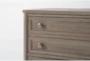 Cambria Grey 2-Drawer Nightstand With USB - Detail