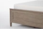 Cambria Grey California King Wood Panel Bed - Detail