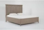 Cambria Grey California King Wood Panel Bed - Side