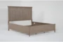 Cambria Grey California King Wood Panel Bed - Side