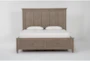 Cambria Grey Queen Wood Storage Bed - Signature