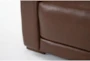 Bisbee Chestnut Leather 2 Piece Sofa & Loveseat Set - Detail