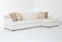Marcia 138" 2 Piece Sectional With Right Arm Facing Chaise - Signature