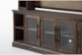 Wakefield II Brown 96" Entertainment Center With Traditional TV Stand + Hutch - Detail