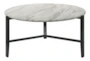 Luke Faux Marble Round Coffee Table - Signature