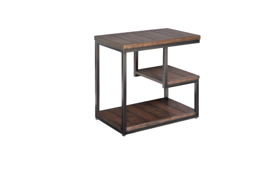 Forest Chairside Table With Storage - 360