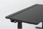 Jett 60" Electric Sit Stand Gaming Desk with RGB LED Lights & Storage - Detail