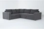 Sebastian Slate 109" 2 Piece Sectional with Right Arm Facing Convertible Sleeper - Signature