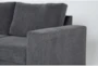 Sebastian Slate 140" 3 Piece Convertible Sleeper Sectional with Left Arm Facing Storage Chaise - Detail