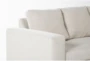 Sebastian Cream 109" 2 Piece Sectional with Right Arm Facing Convertible Sleeper - Detail