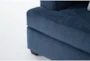 Colby Navy Arm Chair - Detail