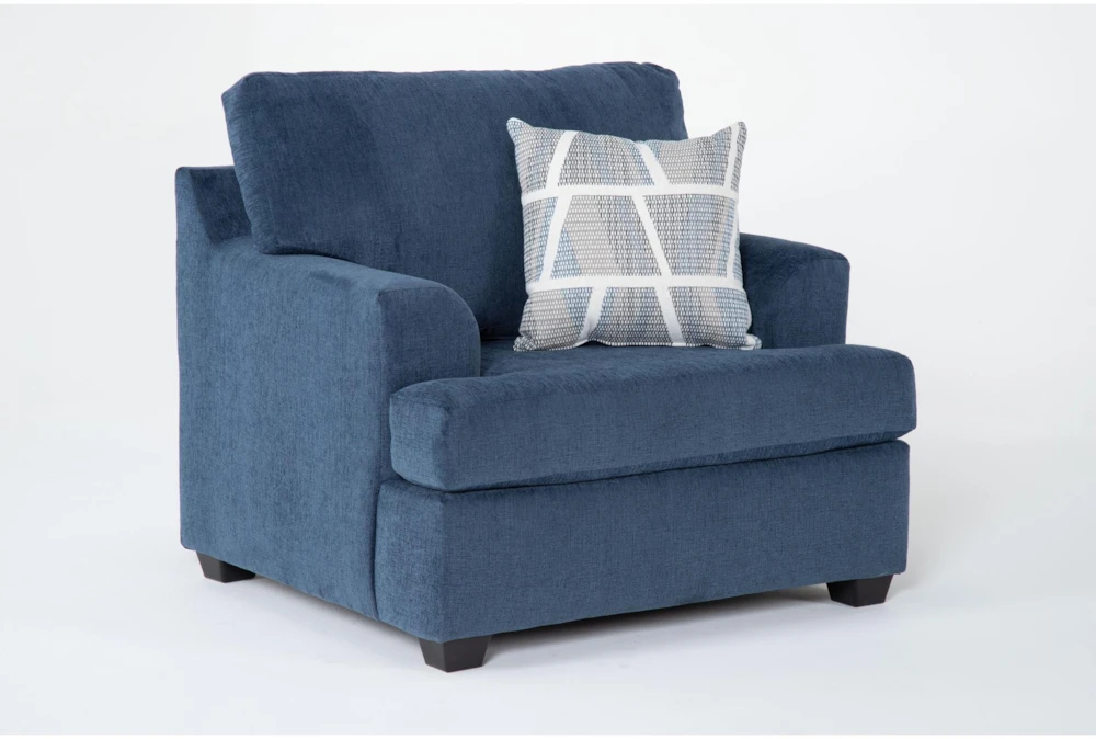 Colby Navy Arm Chair