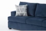 Colby Navy 4 Piece Sofa, Loveseat, Chair & Ottoman Set - Detail