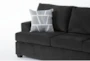 Colby Smoke 3 Piece Queen Sleeper Sofa, Love & Chair Set - Detail