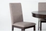 Pollie 48" Round Dining With Upholstered Side Chair Set For 4 - Detail