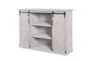 48X36 Distressed Grey Cabinet With Sliding Door - Signature