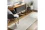 2'6"x8' Rug-Lincoln Ivory And Beige Woven - Room