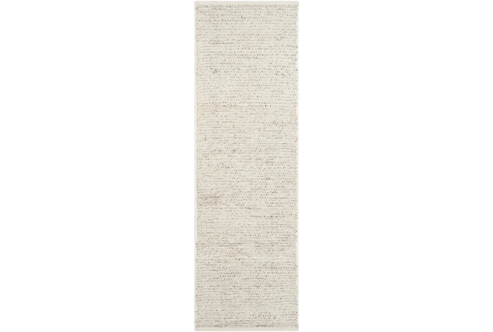 2'6"x8' Rug-Lincoln Ivory And Beige Woven