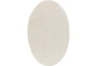 6'x9' Oval Rug-Lincoln Ivory And Beige Woven - Signature