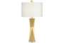 30 Inch Brushed Gold + Acrylic Geometric Table Lamps Set Of 2 - Signature