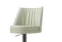 Gale Light Grey Faux Leather Adjustable Stool - Detail
