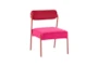 Jole Hot Pink Velvet Dining Chair Set Of 2 - Side