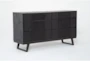 Joren Black II 6-Drawer Dresser - Side