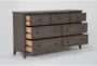 Candice Grey III 7-Drawer Dresser - Side