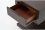 Pierce Espresso II 1-Drawer Nightstand With Usb And Power Outlets - Detail