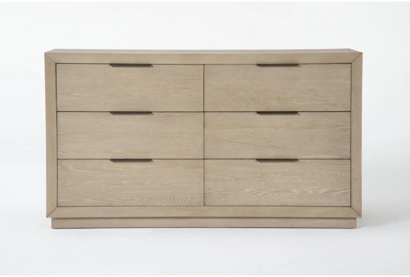 Pierce Natural II 6-Drawer Dresser - 360