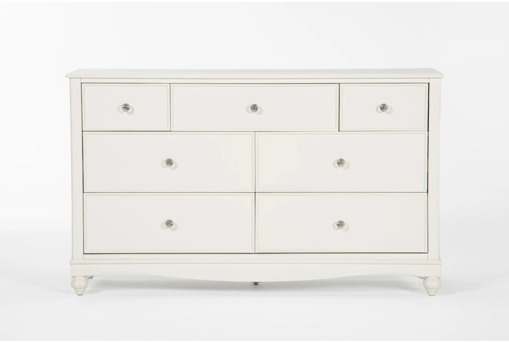 Madison White II 7-Drawer Dresser