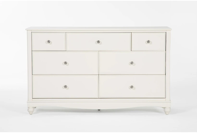 Madison White II 7-Drawer Dresser - 360