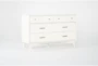 Alton White III 6-Drawer Dresser - Side