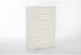 Madison White II 5-Drawer Chest - Side