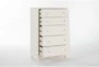 Madison White II 5-Drawer Chest - Side