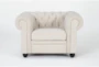 Elis Wheat Chesterfield Arm Chair - Front