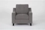 Macie Smoke Arm Chair - Side