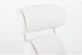 Solana Wheat Reclining Swivel Arm Chair with Adjustable Headrest & Ottoman - Detail