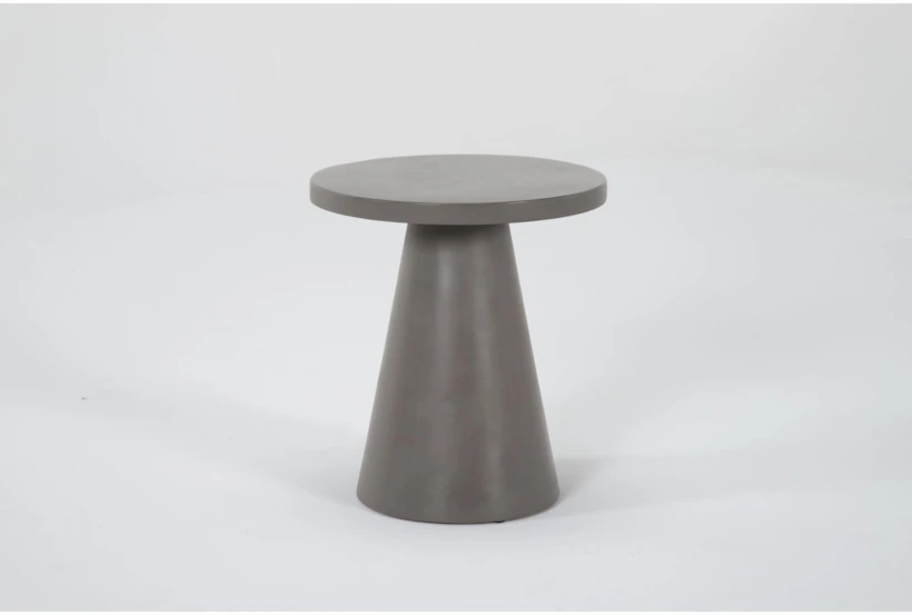 Beton Outdoor Concrete Round Accent Table By Nate Berkus + Jeremiah Brent - 360