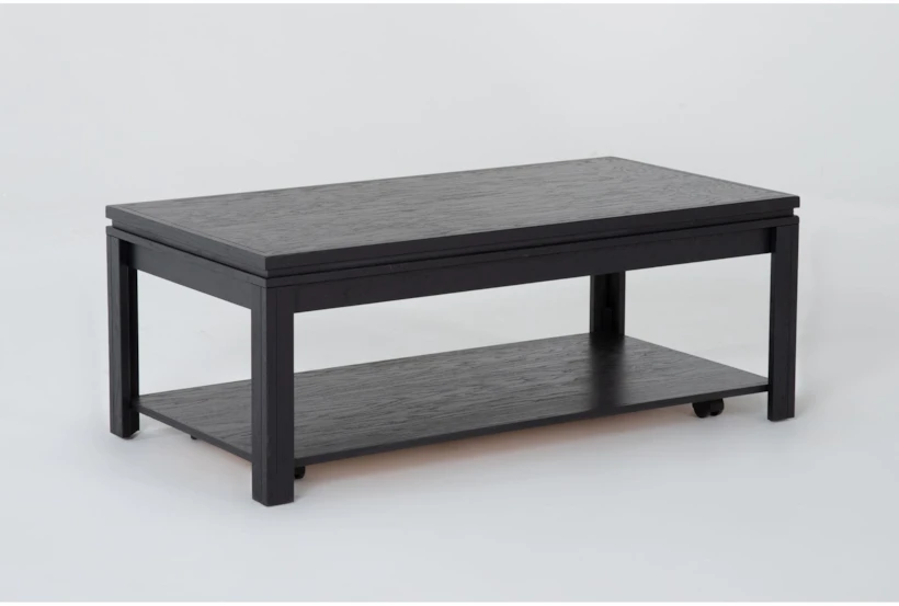 Oxford Storage Coffee Table With Wheels - 360