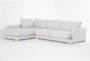 Lindsey Sand 127" 2 Piece Sectional with Left Arm Facing Chaise - Signature